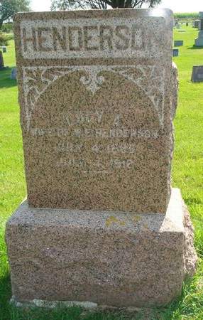 HENDERSON, LUCY  A. - Allamakee County, Iowa | LUCY  A. HENDERSON 