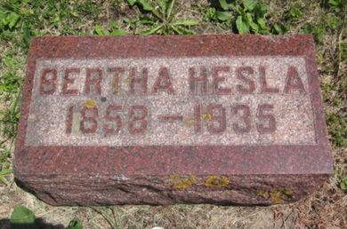 HESLA, BERTHA - Allamakee County, Iowa | BERTHA HESLA 