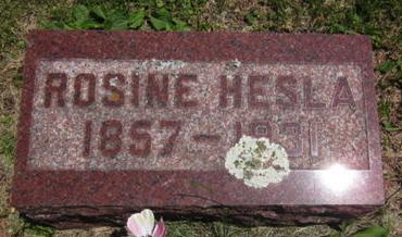 HESLA, ROSINE - Allamakee County, Iowa | ROSINE HESLA 