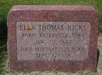 HICKS, ELLA - Allamakee County, Iowa | ELLA HICKS 