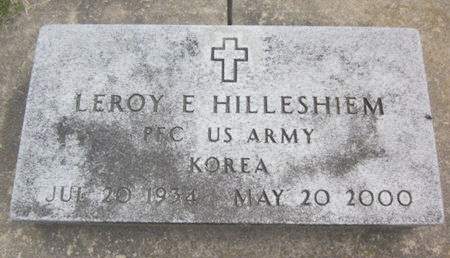 HILLESHIEM, LEROY E. - Allamakee County, Iowa | LEROY E. HILLESHIEM 