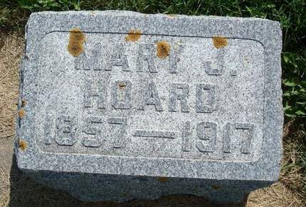 HOARD, MARY J. - Allamakee County, Iowa | MARY J. HOARD 