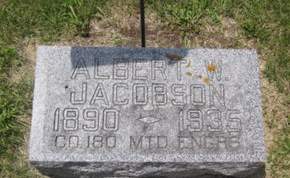 JACOBSON, ALBERT W. - Allamakee County, Iowa | ALBERT W. JACOBSON 
