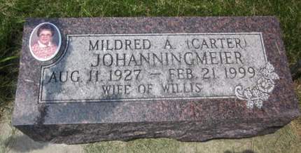 CARTER JOHANNINGMEIER, MILDRED A. - Allamakee County, Iowa | MILDRED A. CARTER JOHANNINGMEIER 