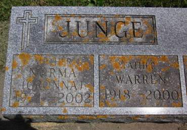 JUNGE, NORMA - Allamakee County, Iowa | NORMA JUNGE 