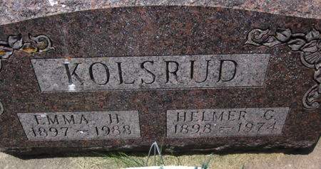 KOLSRUD, EMMA H. - Allamakee County, Iowa | EMMA H. KOLSRUD 