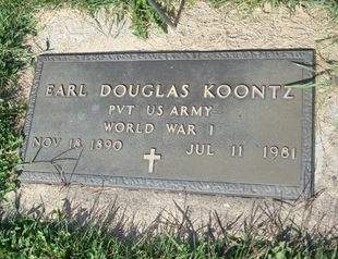 KOONTZ, EARL DOUGLAS - Allamakee County, Iowa | EARL DOUGLAS KOONTZ 