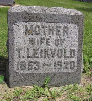 LEIKVOLD, EMILENE R. - Allamakee County, Iowa | EMILENE R. LEIKVOLD 