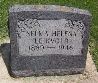 LEIKVOLD, SELMA HELENA - Allamakee County, Iowa | SELMA HELENA LEIKVOLD 