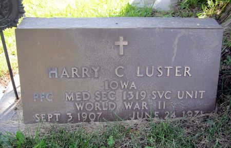 LUSTER, HARRY C. - Allamakee County, Iowa | HARRY C. LUSTER 