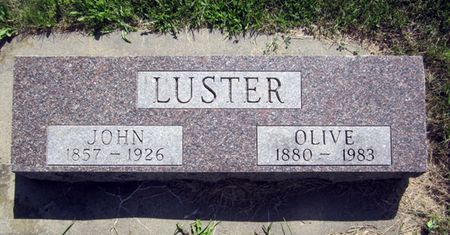 LUSTER, OLIVE - Allamakee County, Iowa | OLIVE LUSTER 