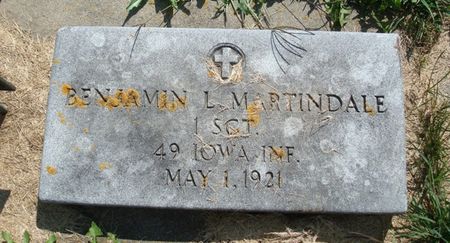 MARTINDALE, BENJAMIN L. - Allamakee County, Iowa | BENJAMIN L. MARTINDALE 