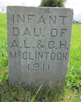 MCCLINTOCK, INFANT DAU. - Allamakee County, Iowa | INFANT DAU. MCCLINTOCK 