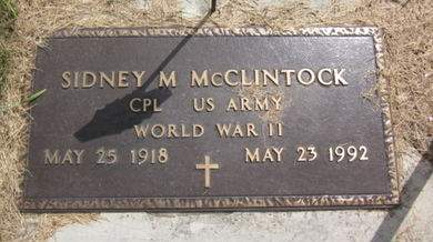 MCCLINTOCK, SIDNEY M. - Allamakee County, Iowa | SIDNEY M. MCCLINTOCK 