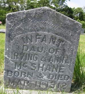 MCSHANE, INFANT DAUGHTER - Allamakee County, Iowa | INFANT DAUGHTER MCSHANE 