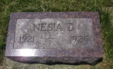 MCSHANE, NESIA D. - Allamakee County, Iowa | NESIA D. MCSHANE 