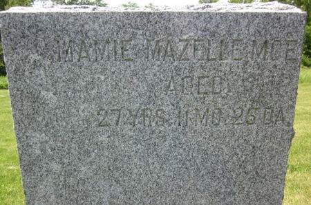 MOE, MAMIE MAZELLE - Allamakee County, Iowa | MAMIE MAZELLE MOE 