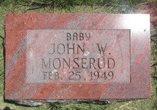 MONSERUD, JOHN W. - Allamakee County, Iowa | JOHN W. MONSERUD 