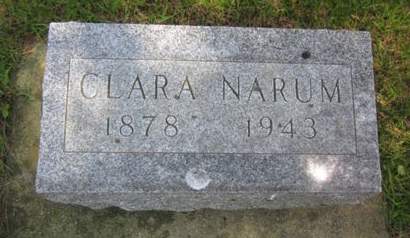 NARUM, CLARA - Allamakee County, Iowa | CLARA NARUM 