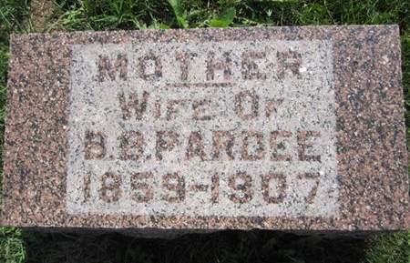 PARDEE, MRS. B.B. - Allamakee County, Iowa | MRS. B.B. PARDEE 