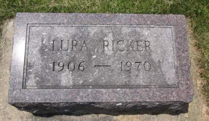 RICKER, LURA - Allamakee County, Iowa | LURA RICKER 