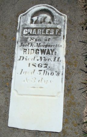 RIDGWAY, CHARLES F. - Allamakee County, Iowa | CHARLES F. RIDGWAY 