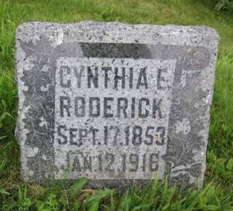 RODERICK, CYNTHIA E. - Allamakee County, Iowa | CYNTHIA E. RODERICK 