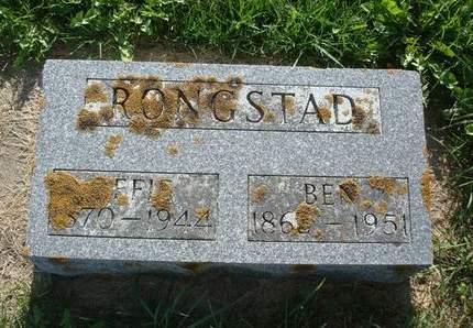 RONGSTAD, EFFIE LUELLA - Allamakee County, Iowa | EFFIE LUELLA RONGSTAD 