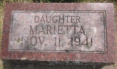 RONNFELDT, MARIETTA - Allamakee County, Iowa | MARIETTA RONNFELDT 