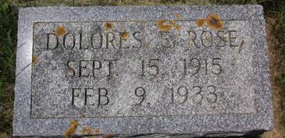 ROSE, DOLORES E. - Allamakee County, Iowa | DOLORES E. ROSE 