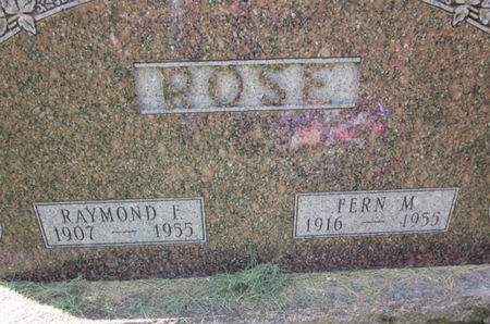 ROSE, FERN M. - Allamakee County, Iowa | FERN M. ROSE 