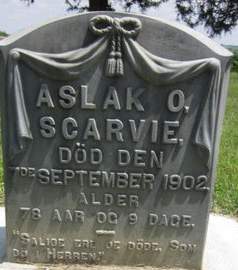 SCARVIE, ASLAK O. - Allamakee County, Iowa | ASLAK O. SCARVIE 
