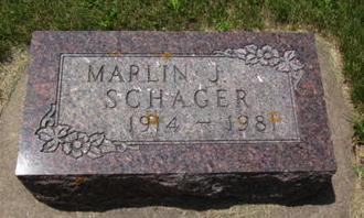 SCHAGER, MARLIN J. - Allamakee County, Iowa | MARLIN J. SCHAGER 