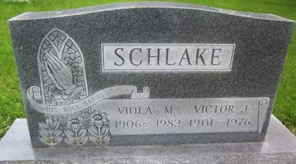 SCHLAKE, VIOLA M. - Allamakee County, Iowa | VIOLA M. SCHLAKE 
