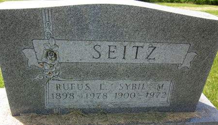 SEITZ, SYBIL M. - Allamakee County, Iowa | SYBIL M. SEITZ 