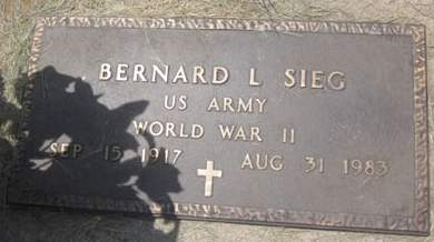 SIEG, BERNARD L. - Allamakee County, Iowa | BERNARD L. SIEG 