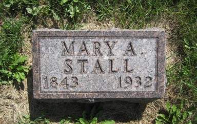 STALL, MARY A. - Allamakee County, Iowa | MARY A. STALL 