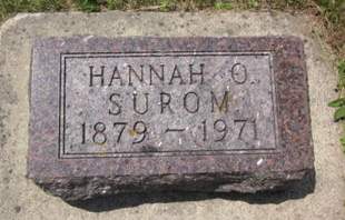 SUROM, HANNAH O. - Allamakee County, Iowa | HANNAH O. SUROM 