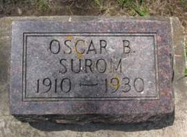 SUROM, OSCAR B. - Allamakee County, Iowa | OSCAR B. SUROM 