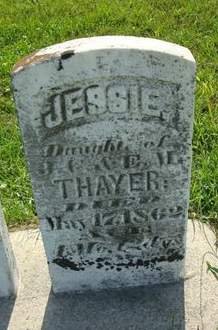 THAYER, JESSIE - Allamakee County, Iowa | JESSIE THAYER 