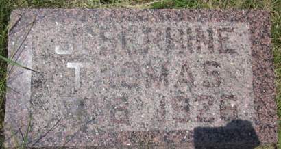 THOMAS, JOSEPHINE - Allamakee County, Iowa | JOSEPHINE THOMAS 
