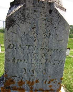 THOMAS, PERMELIA M. - Allamakee County, Iowa | PERMELIA M. THOMAS 