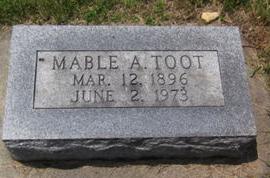 TOOT, MABLE A. - Allamakee County, Iowa | MABLE A. TOOT 
