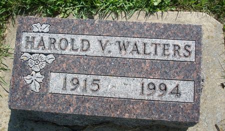 WALTERS, HAROLD V. - Allamakee County, Iowa | HAROLD V. WALTERS 