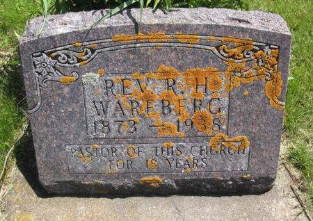 WAREBERG, REV. R. H. - Allamakee County, Iowa | REV. R. H. WAREBERG 