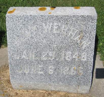 WERHAN, H. WM. - Allamakee County, Iowa | H. WM. WERHAN 