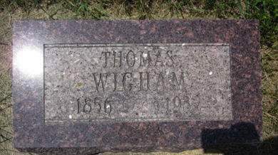 WIGHAM, THOMAS - Allamakee County, Iowa | THOMAS WIGHAM 