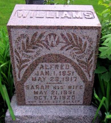 WILLIAMS, ALFRED - Allamakee County, Iowa | ALFRED WILLIAMS 