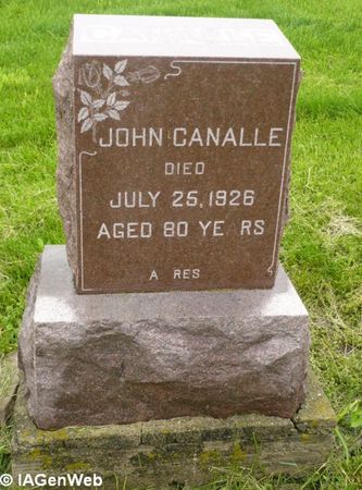 CANALLE, JOHN - Appanoose County, Iowa | JOHN CANALLE 