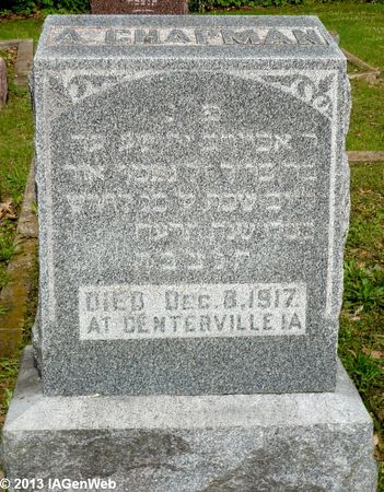 CHAPMAN, A - Appanoose County, Iowa | A CHAPMAN 